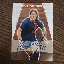 Korbin Albert 2024 Upper Deck Goodwin Champions FIFA Rookie On Card Auto /299. rookie card picture