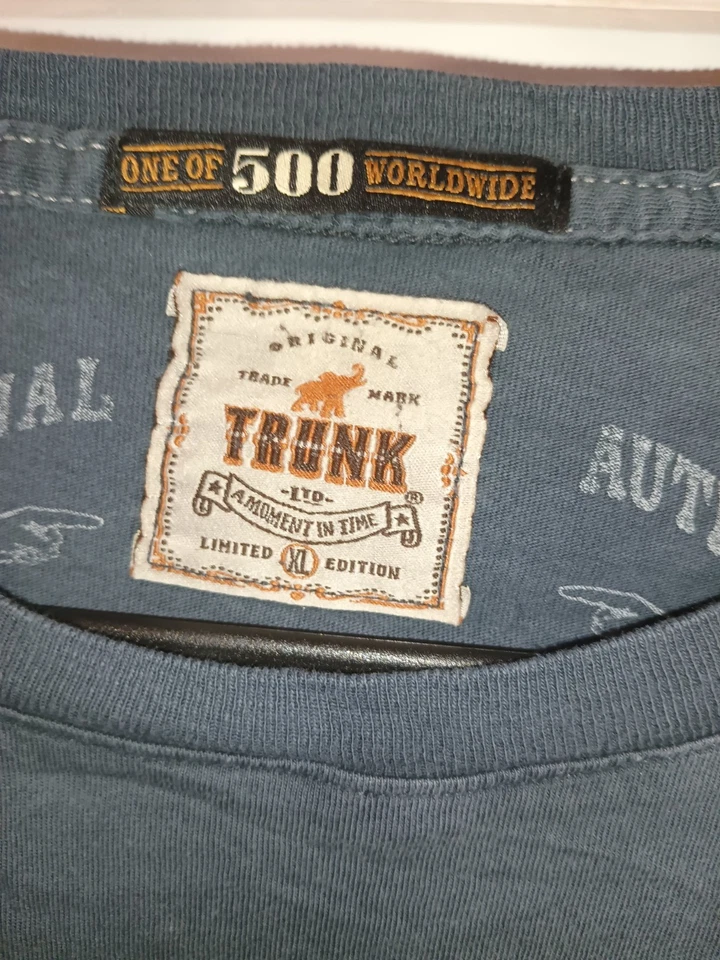 Trunk Ltd. Uno de 500 Notorious B.I.G. Camiseta Biggie Gris XL ¡Rara! Foto 2 de 4