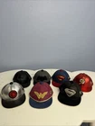 LOT OF 7 Justice League New Era MINI hats DC Comics Size 4 1/4
