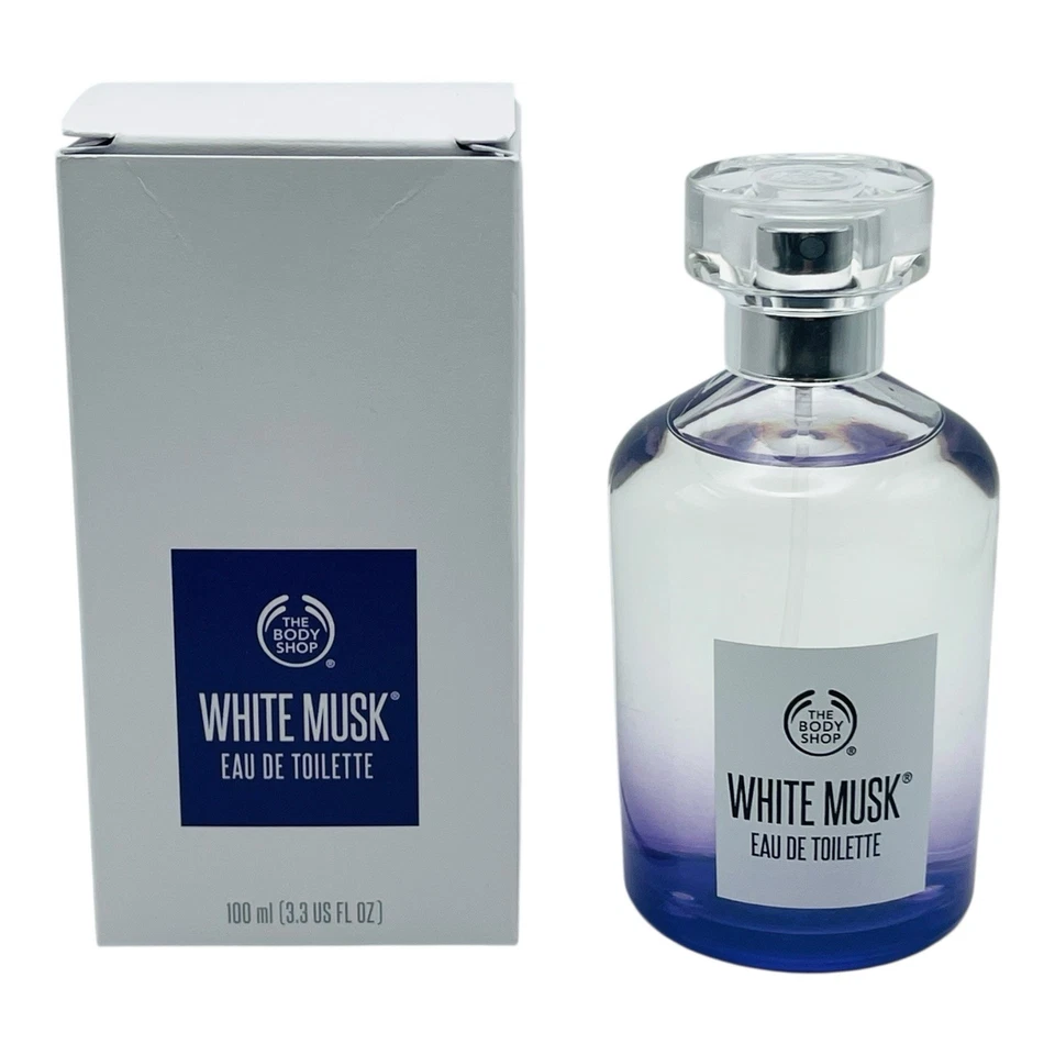 White Musk By The Body Shop Eau De Toilette  Spray 100ml / 3.4 oz Opened Box - Imagem 3 de 4
