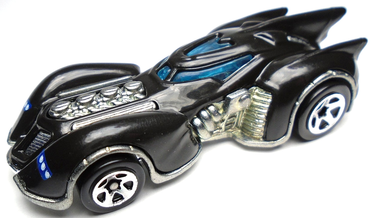 2011 HOT WHEELS HW DC BATMAN BATMOBILE ARKHAM ASYLUM  BLACK 1:64 DIECAST 3" CAR