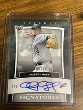 2005 Upper Deck Trilogy-Generations Present Aubrey Huff #PR-AH Signatures /199