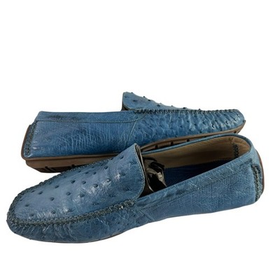 Genuine Aldo Brue Blue Genuine Walking Pillow Ostrich 