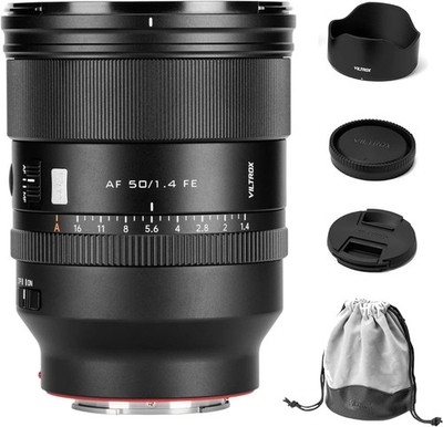 VILTROX 50mm F1.4 Pro FE Full Frame Auto Focus Standard Prime Lens for Sony E