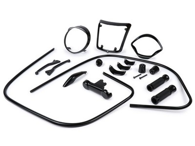 Styling-Kit -Moto Nostra Black Collection schwarz glänzend - Vespa GTS300 HPE (2
