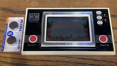 Nintendo Game & Watch TURTLE BRIDGE TL-28 Hand Held WORKING W/ New