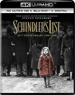 Schindler's List 4K UHD Blu-ray Liam Neeson NEW