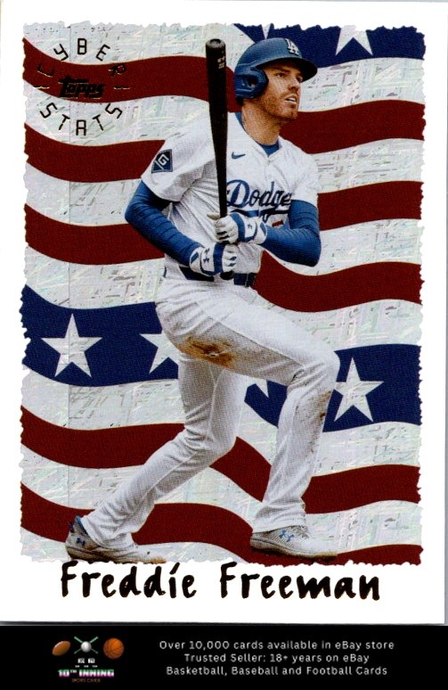 Freddie Freeman #95C-8 Baseball Cards 2025 Topps Archives Cyberstats trading card — raw and PSA graded price guide