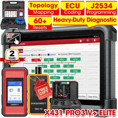 2026 LAUNCH X431 PRO3S V+ ELITE Pro 5 Diagnostic Tool J2534 Programming Coding