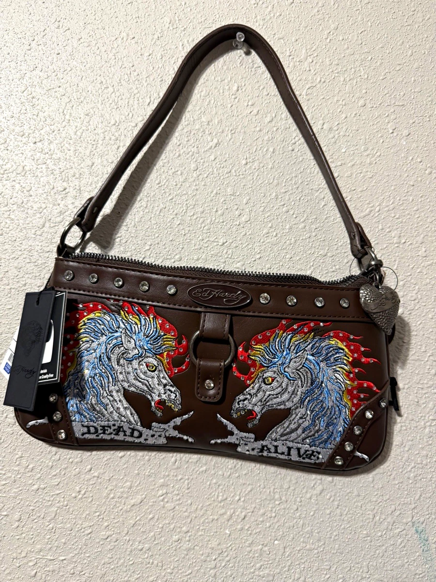 25+ Ed Hardy Embroidered Bags & Handbags for Women for sale