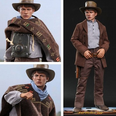 Zurück in die Zukunft 3 Marty McFly 1:6 Figur Hot Toys MMS616 28,4 cm OVP Neu