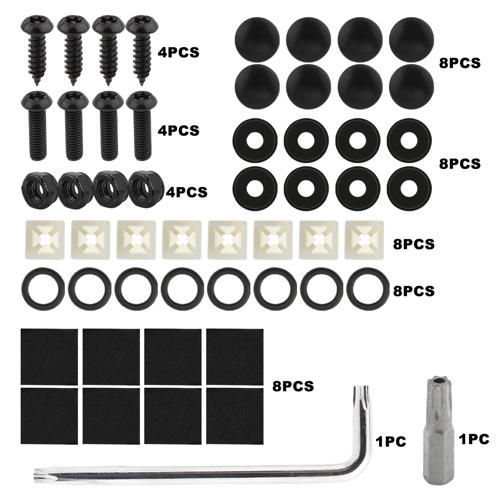 Stainless Steel Tamper Proof Covers Screw Kit Anti Theft License Plates eBay