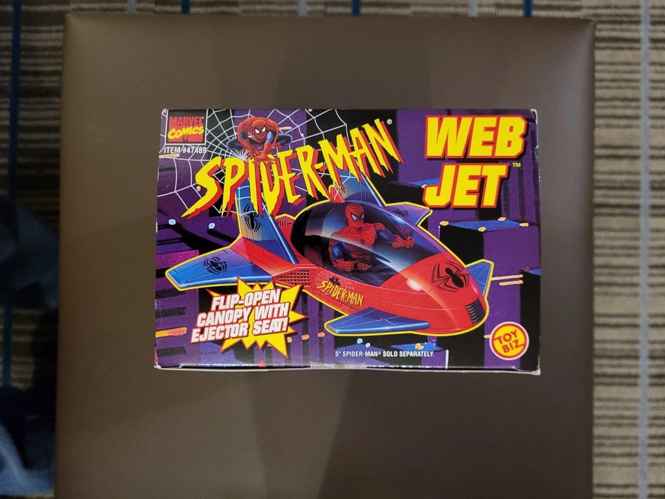 Scorpion Spider Slayer 1996 Spider-Man ToyBiz sin usar, en caja nuevo sin ventana variante caja Foto 3 de 4