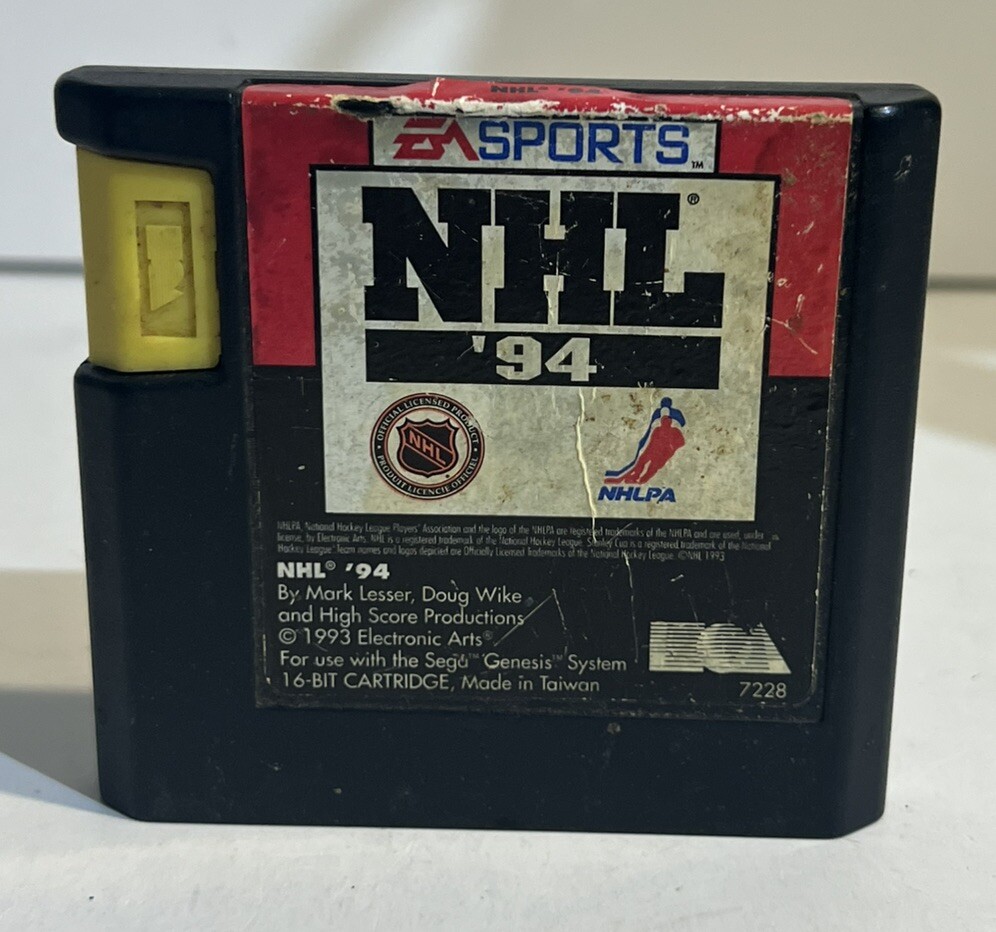 NHL '94 (Sega Genesis, 1993) Cartridge Only
