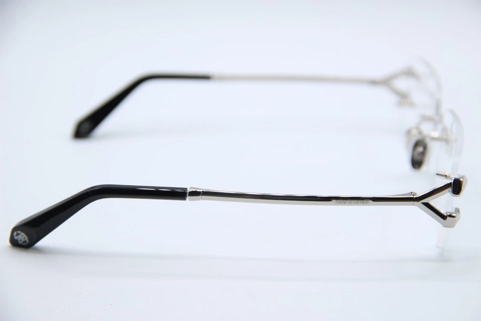 NUEVAS GAFAS ROBERTO CAVALLI VRC023 COL. 0579 MONTURAS AUTÉNTICAS PLATEADAS 59-17 Foto 4 de 4