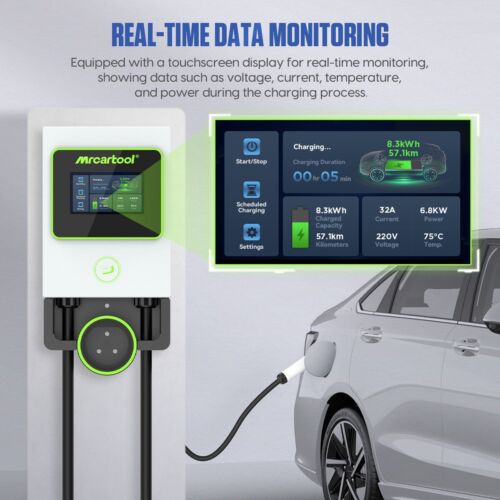 MRCARTOOL S311 8m EV Ladegerät 7KW Typ 2 32A Ladestation Elektroauto Charger - Bild 4 von 15