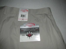 Champions Tour Dry Khaki Golf Shorts Size 40 