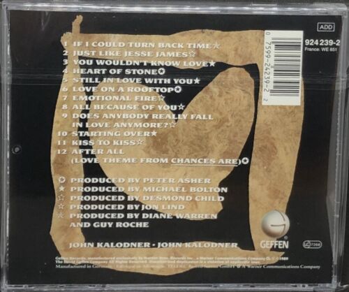 CHER - HEART OF STONE, ** SELTENER SAMMLERARTIKEL**, CD ALBUM, (1989) **SIEHE BILDER** - Bild 2 von 8