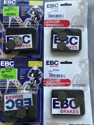 RESTPOSTEN EBC BREMSBELÄGE FÜR FAHRRÄDER