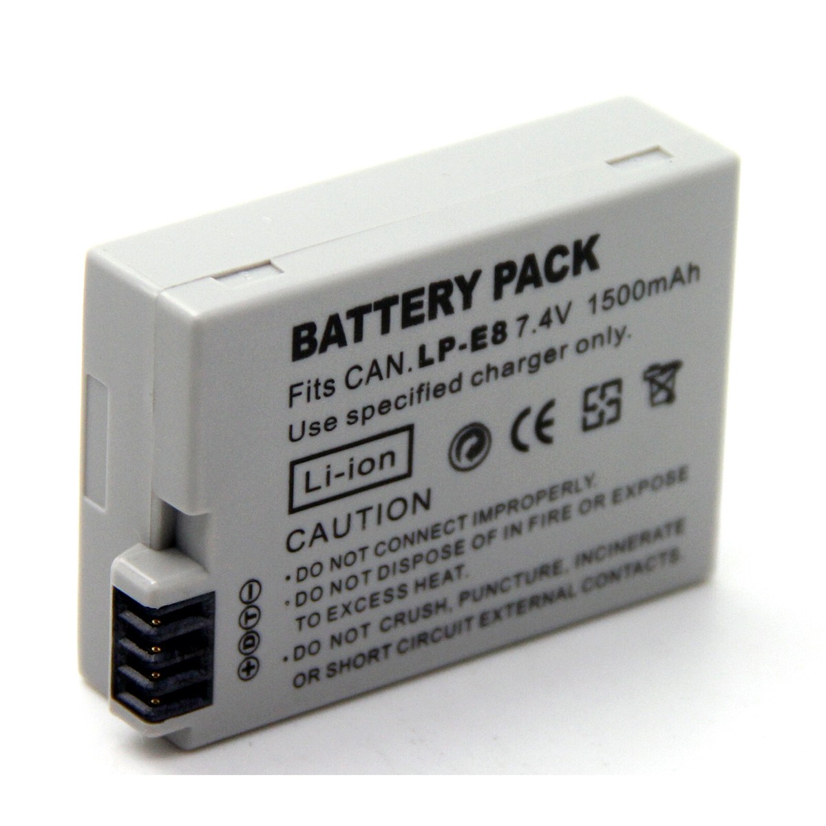 Battery /Charger For LP-E8 Canon EOS Kiss X6i Kiss X7i 600D 700D