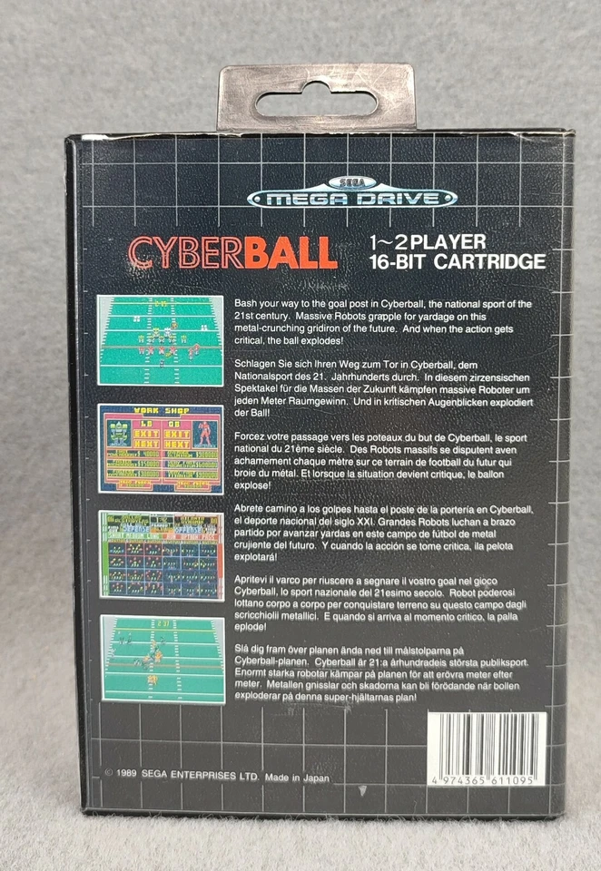 Cyberball Sega Mega Drive Megadrive New Vintage Sealed Deadstock - Image 4 of 4