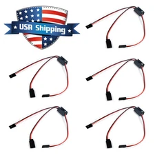 5Pc 12in 26AWG Universal RC Switch Y-Harness Extension Cable(Futaba/Spektrum/JR)