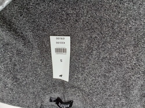 Burton Menswear Grey marl Cotton blend T-Shirt Size xsmall-Med Round Neck bnwt - Picture 4 of 6