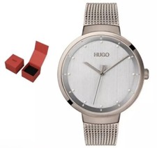 Hugo Boss Ladies Rose Gold Tone Mesh Bracelet Strap Women’s Watch