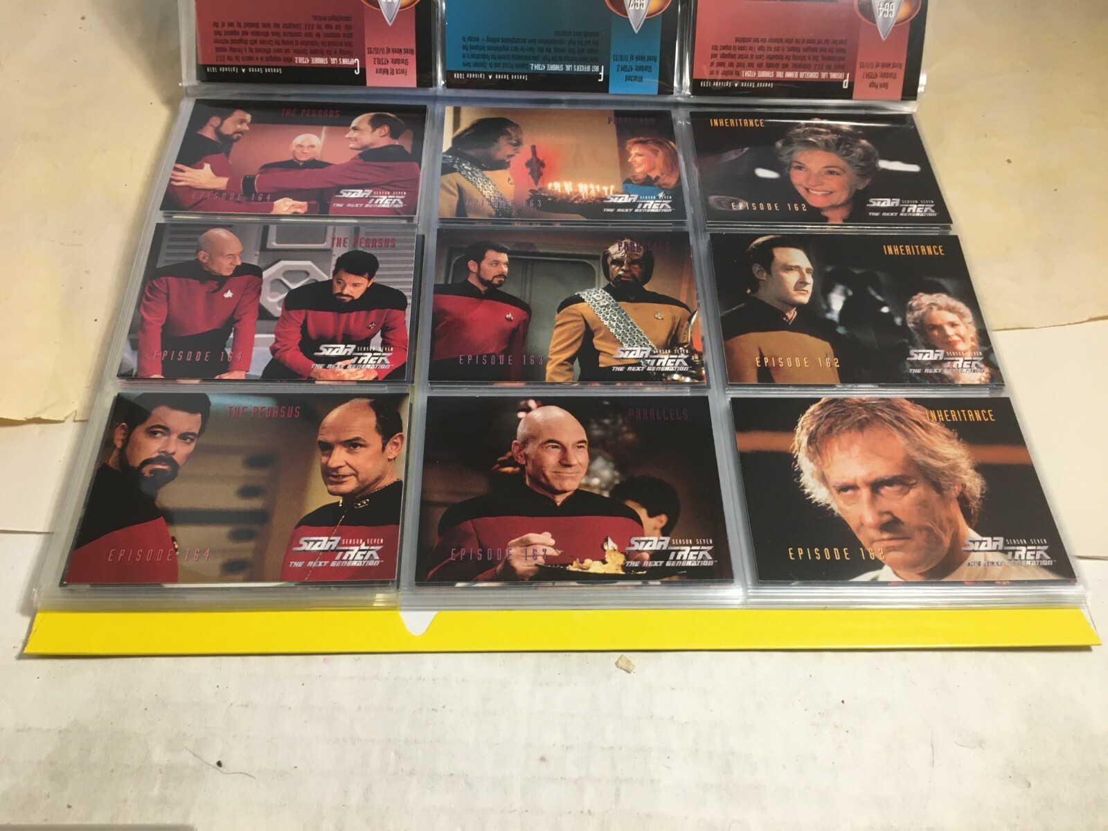 STAR TREK THE NEXT GENERATION SEASON 7 (1999) Complete Trading Card Set #637-739 - Picture 5 of 11