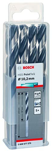 Bosch Professional 2608577270 HSS PointTeQ (10,2 x 87 x 133 mm) - Set da (C7a)