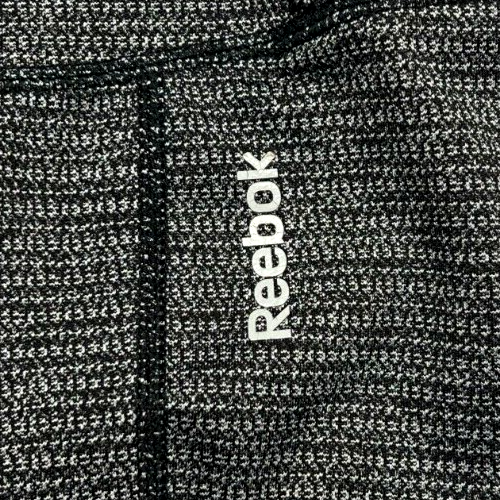 Reebok Leggings Womens (M) Black Gray Printed Pull On Active Ankle Elastic Waist - Picture 5 of 7