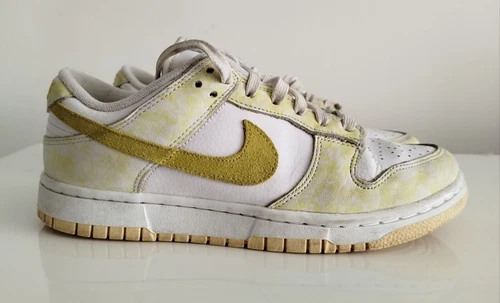 Nike Dunk OG Low Yellow Strike Womens Shoes SZ us 7.5 DM9467-700 Good Condition 