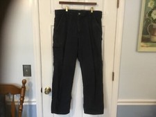 Carhartt Men  s NAVY CANVAS DUCK CARPENTER PANTS size 36 x 30 14806