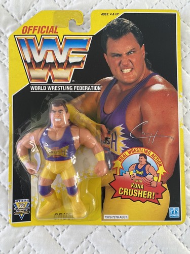 Crush WWF - Hasbro 1993 - Series 7 - MOC - Wrestli...