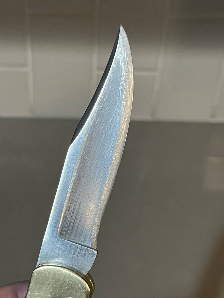 Vintage Buck 110 Folding Knife 2 Dot 2 Pin & Original Sheath Vintage Buck 110 Folding Knife 2 Dot 2 Pin & Original Sheath