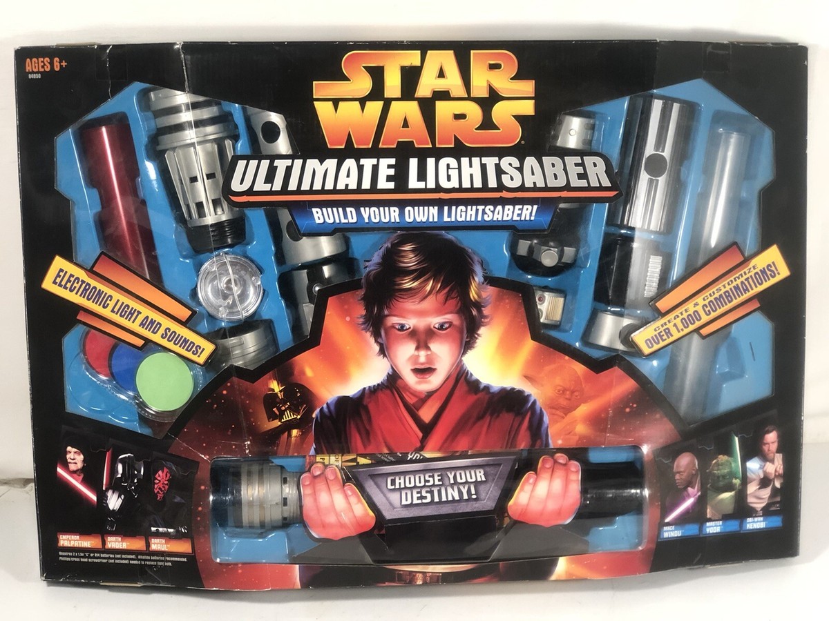 特撮 Star Wars Ultimate Lightsaber Star Wars Build Your Own Ultimate Lightsaber Hasbro 2005