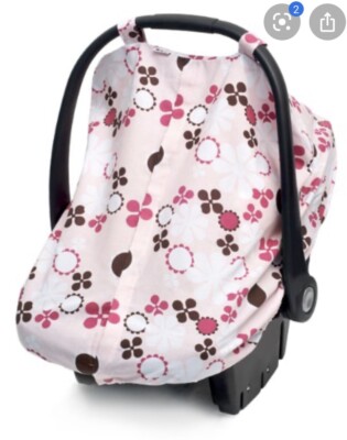 JJ Cole Collections Pink Car Seat Canopy