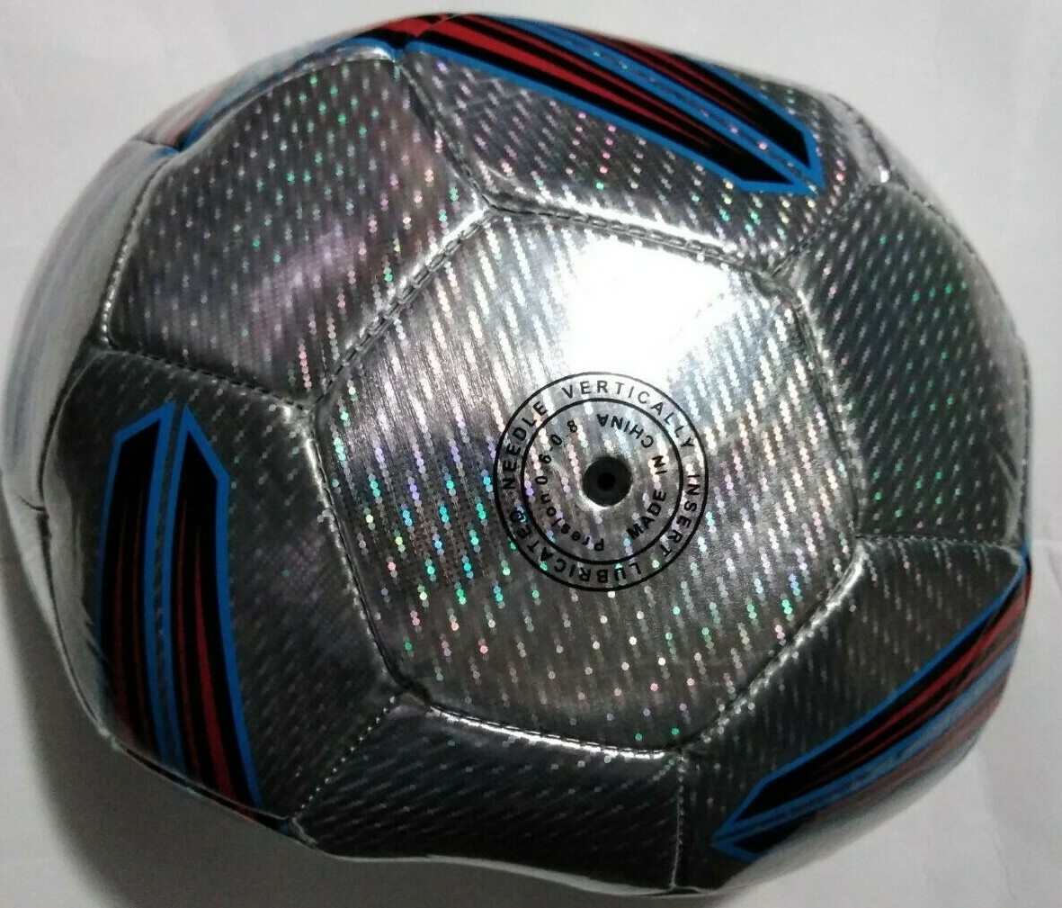 Jieman Traditional Soccer Ball Size 5 Colors Silver & Black