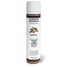Keratin Research Keratin Hair Treatment Argan oil Straightens Smooths 300ml