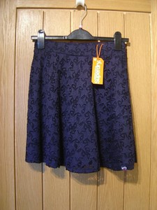 lace effect skirt