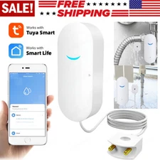 Smart Water Leak Sensor Detector APP Alarm WiFi Home Water Leak Detector