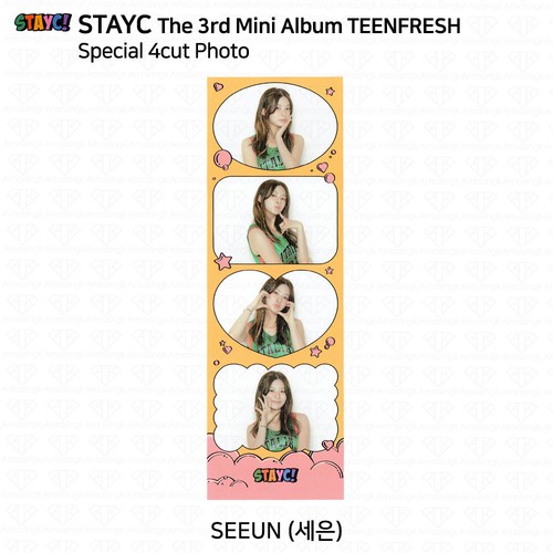 StayC 3rd Mini Album TEENFRESH Original Ver Digipack Ver Photocard 4cut Photo - Picture 77 of 120