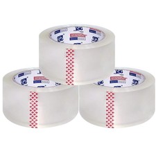 PERFECTAPE Heavy Duty Packing Tape 3 Rolls, Clear, 2.8 mil, 1.88 inch x 60 Ya...
