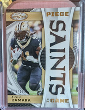 2023 Panini Certified Alvin Kamara #POG-4Piece of the Game gold 179/199