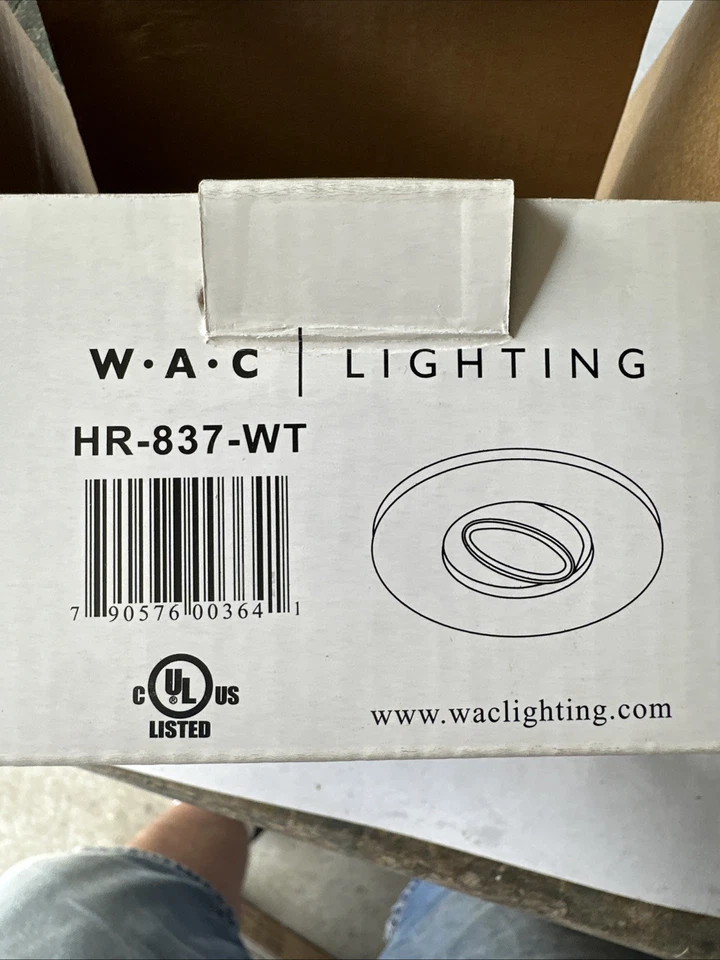 WAC HR-837-WT Adjustable LED Lighting Trims - Image 3 of 4