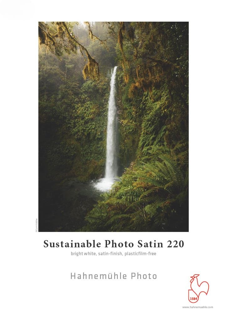Papier photo satiné 220g anti-reflets blanc naturel pour jet d'encre