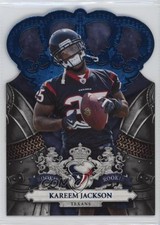 2010 Panini Crown Royale Blue 33/100 Kareem Jackson #157 nd3