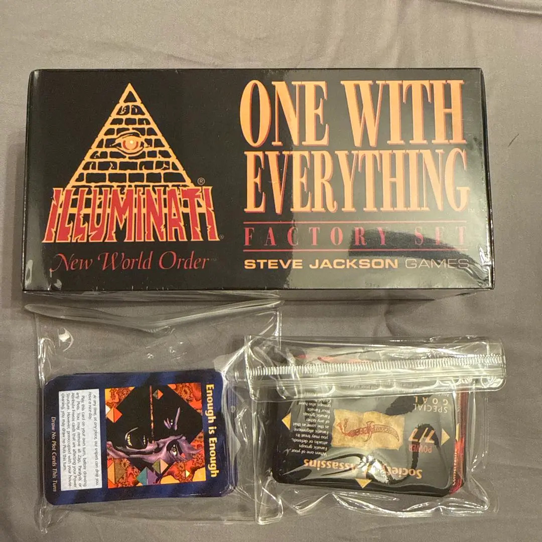 Illuminati Card Game Complete Set 450 Base Cards + 84 Expansion