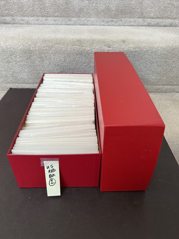 US Used-Cancelled stamps Red Box dealer lot 1 Super Packed from all Eras. Look!
