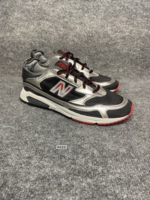 New Balance X RACER VELOCITY RED GREY Silver Mens 10.5 Fast Shipping